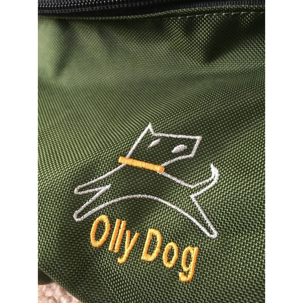 Olly Dog Sport Pet Saddle Backpack Bag Outdoor Green